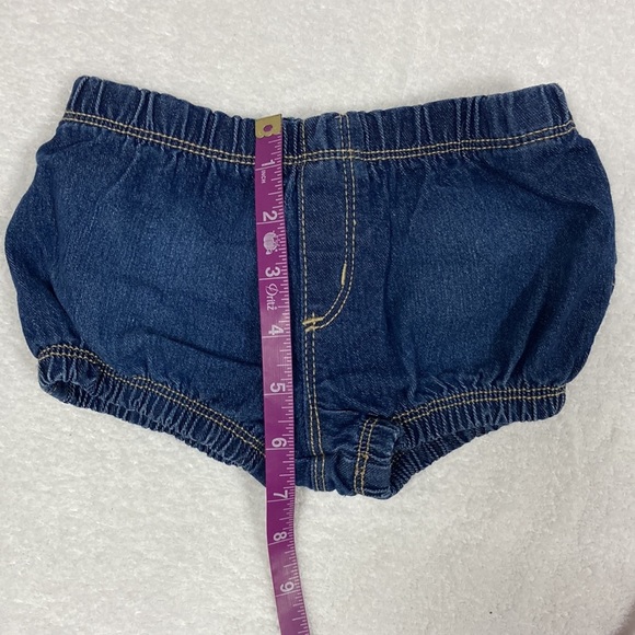 Old navy denim ruffle bloomer girls 6/12m - Picture 4 of 6